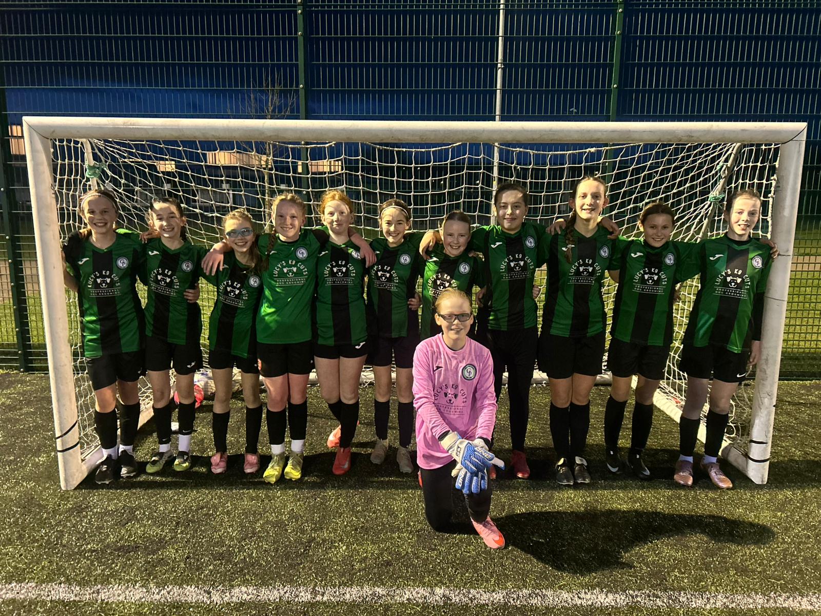 Gillford Park U12 Gillies Girls squad photo